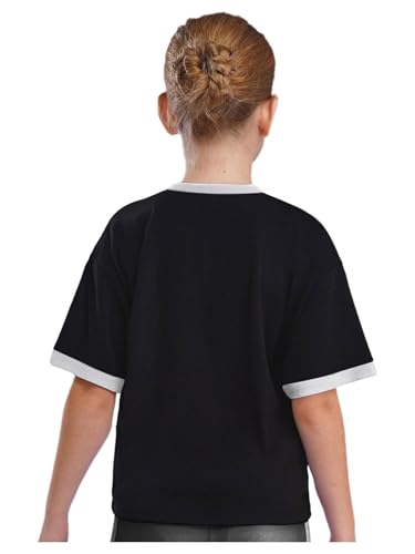 Jugaoge Short Sleeve Crewneck T-Shirts for Girls Boys Basic Tees Kids Athletic Performance Tees Summer Tops2