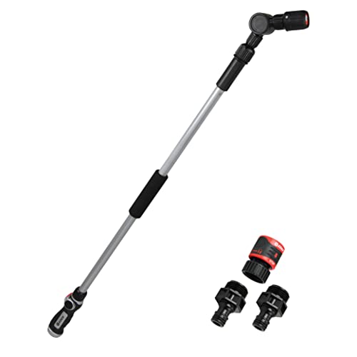 Image of Eden 94625 Pro Metal 4-Pattern Thumb-Control Turbo Extension Watering Wand
