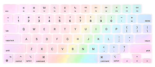 Funda de teclado CaseBuy contra salpicaduras y polvo para MacBook Pro 14 y 16 pulgadas