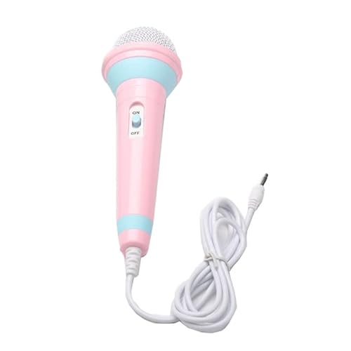 Ragyzity Handheld Wired Microphone, Kids Wired Dynamic Singing Mechine Lightweight For Kids Singing Mechine Home Wired Microphone, Birthday Present (Blue) #TOP3