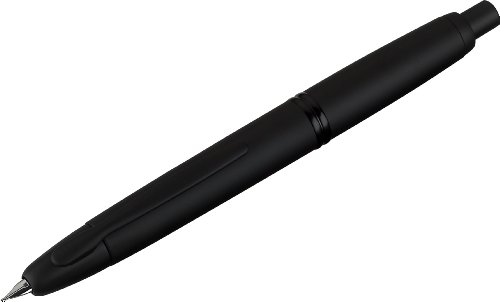 Pilot Vanishing Point Collection Refillable & Retractable Fountain Pen, Matte Black Barrel, Blue Ink, Fine Nib (60580) #TOP5