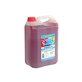 1 Liter Konzentrat auf 5 Liter Wasser ergibt 30 Liter Slush