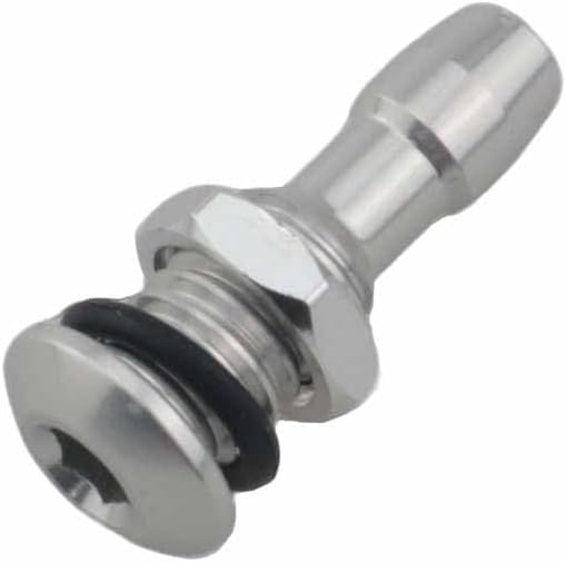4pcs Silver M6 Model Boat Water-Cooling Spout Aluminum Drain Nozzle Outlet Nozzle Water Valve for RC Boat DIY Connection