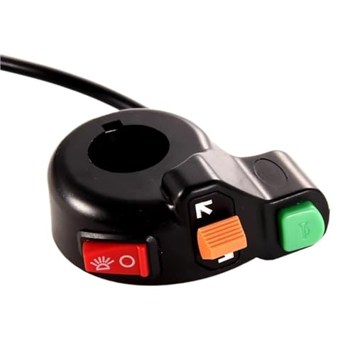 Interrupteur de phare de moto universel avec commande klaxon et clignotant