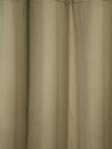 Image of Home Sizzler 1 Piece 100% Blackout Eyelet Polyester Long Door Curtain, 9ft, Beige