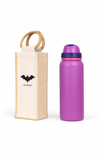Image of Stainless Steel Water Bottle with Flip Lid and Carry Loop (Avacado 33 OZ, 1000 ml)