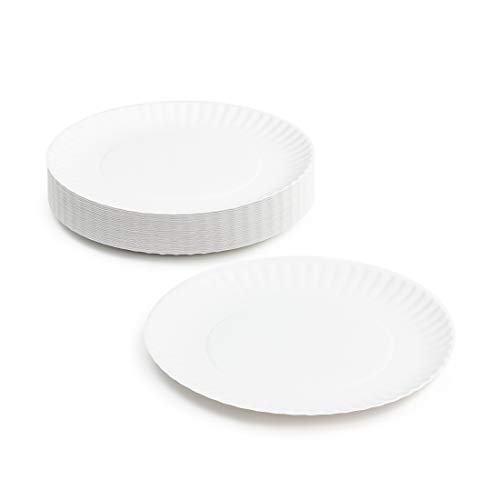 Hygloss Products 69109 Paper Plates (69109), 9", 100 Pcs