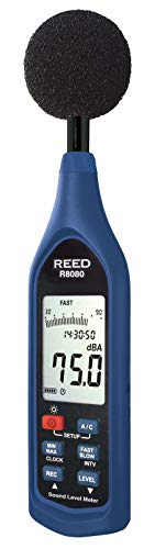 REED Instruments R8080 Data Logging Sound Level Meter with Bargraph