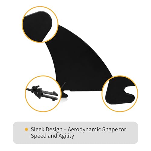 Inflatable Stand Up Paddle Board Replacement Center Fin Snap in Center Fin for SUP Freein Paddle Board - Thumbnail 4