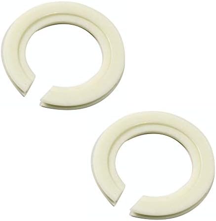 2 Pack - 5" White Metal Vintage Shade Carrier to Support Table & Floor Lampshade with Duplex Fitting | Reducing Ring Included | Fits All Types of Lampholders | ES SES BC SBC