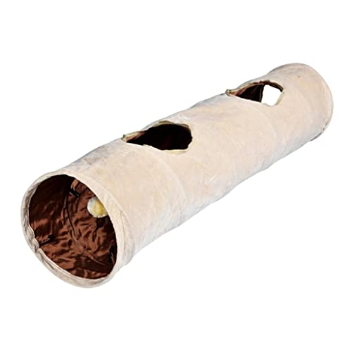 Túnel de gato desmontável homozy – Tubo de brinquedo interativo para animais de estimação, gatos e f