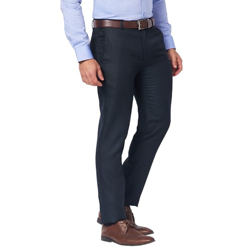 Image of Raymond Men Slim Fit Structure Pattern Pure Cotton Semi Cutaway Collar Full Sleeve Formal Shirt
