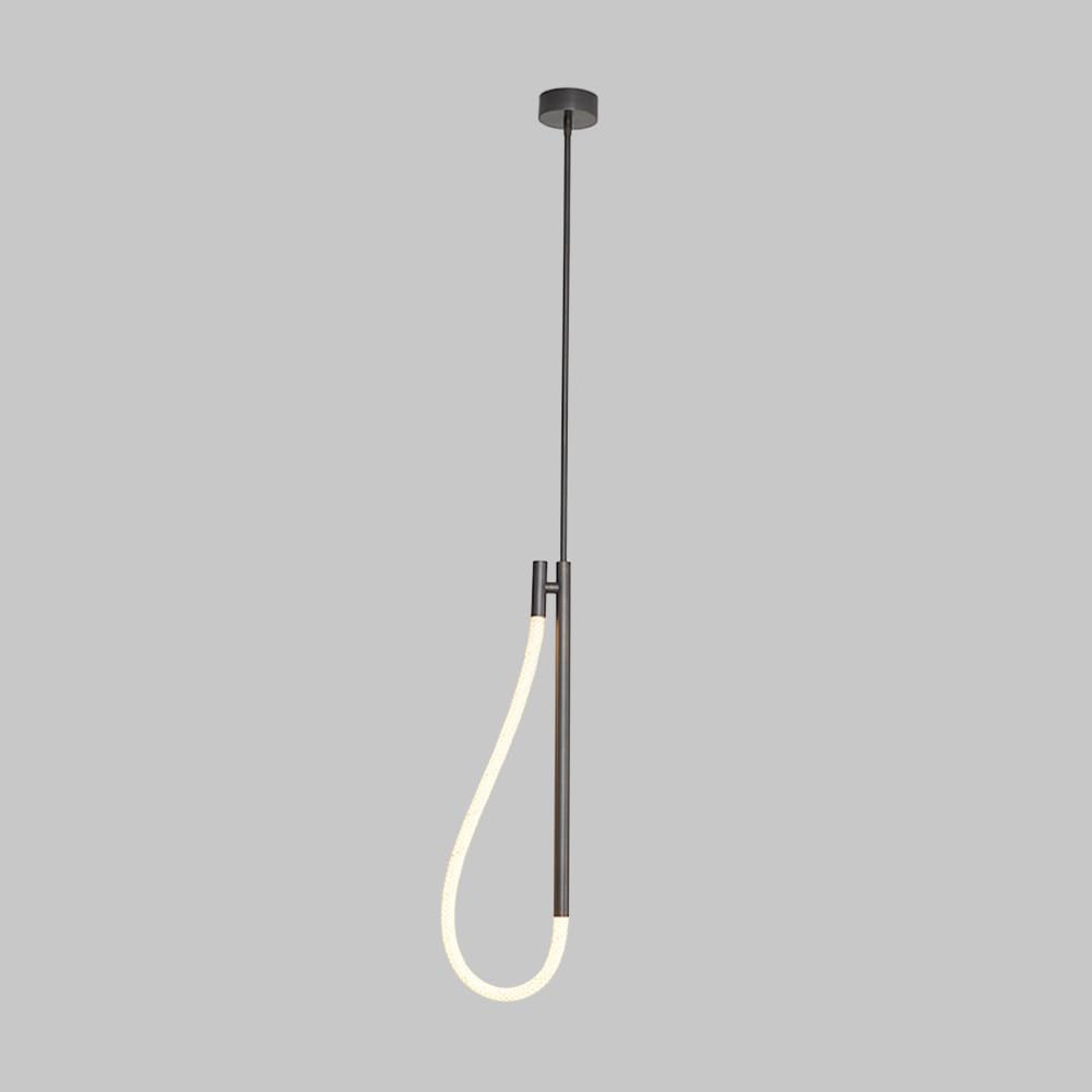 Lampe suspendue linéaire LED 14W pour ambiance chevet cosy - 8