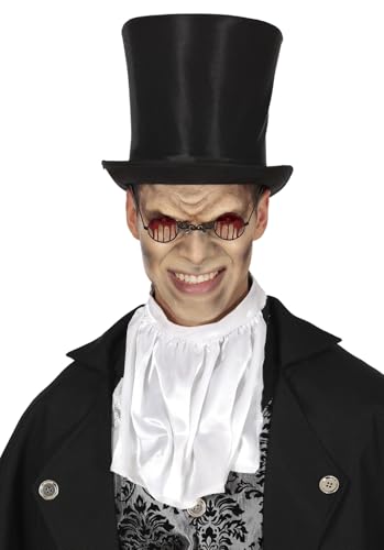 FIESTAS GUIRCA | Óculos sangrentados (tamanho único) - acessório para disfarce de vampiro e Halloween - ideal para festas de terror e celebrações temáticas - vermelho