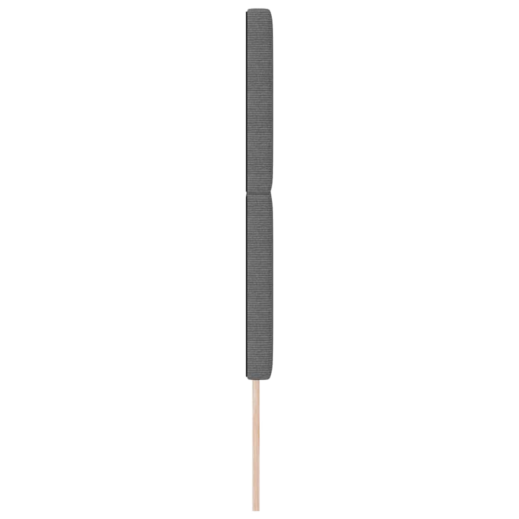Cabecero de cama gris claro 144 cm de pana regulable en altura 118 o 128 cm pino madera maciza espuma acolchada diseño moderno robusto y duradero para dormitorio