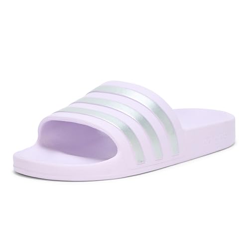Image of adidas Womens Adilette Aqua Slides Casual Sandals Casual - Blue