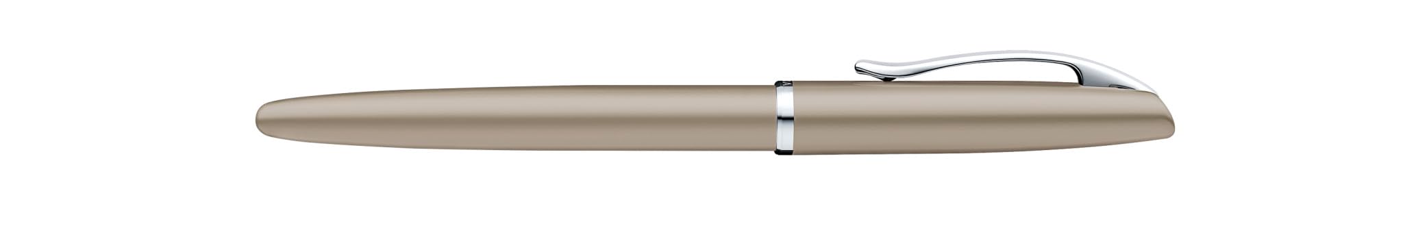 Pelikan Schreibset Jazz® Noble Elegance K/R36 Kugelschreiber und Tintenroller mit Gravur Geschenk - einzigartige Stifte mit Namen - personalisierte Geschenke (Taupe)