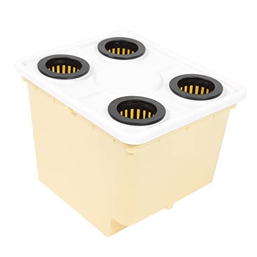 KITANDOVE Secchio Idroponico per Coltivazione Senza Contenitore Leggero e Portatile per Piante Frutta e Verdura Serra Resistente alla Corrosione e Durevole per Giardini e Orti di Gialli