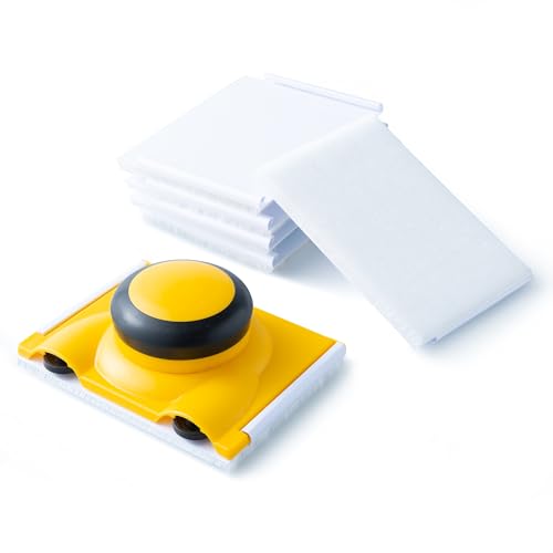 VOOMEY Paint Edger with 5pcs Replace Pads, Paint Pad, Edge Painting Tool for Wall Paint Pad Applicator for Ceilings Corner Edges Painter Trim Painting Supplies Trimmer