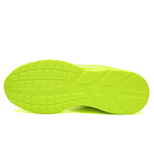 SKDOIUL Running Shoes for Women Sneakers Size 8 Fluorescent Green Athletic Tennis Walking Sneakers Woman Fashion Sport Gym Workout Shoes by SKDOIUL - Used condition - Image 3