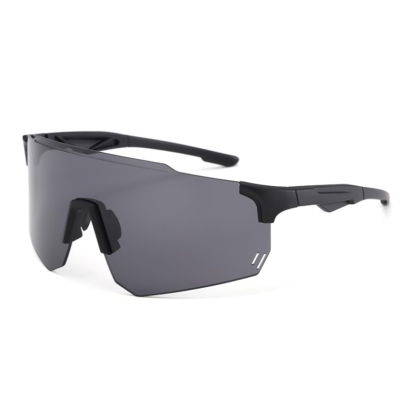 Long Keeper Sports Sunglasses For Women Men Cycling Running Glasses Mtb Glasses Outdoor For Running Fishing Riding (Black Black)