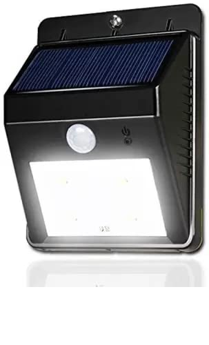 Auto on at Night 20 LED Weatherproof Wireless Security Wall Light and Lighting, Patio, Garden, Landscape, Deck, Shed, Lawn (Black) Solar Light Set (Wall Mounted Pack of 1) (B09VT8N14Q) Amazon Price History, Amazon Price Tracker