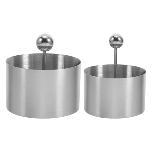 DOITOOL 2-teilige Fleischpresse zum Kochen: 2 und 3 Zoll große Hamburger-Patty-Form – Patty-Maker und Burger-Former – Onigiri-Maker-Presse – vegetarische Hamburger-Form