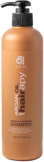 Cynos Moroccan Argan Oil Shampoo | Ultra Moisturizing Formula | Unisex Shampoo For All Hair Type (500ml)