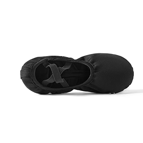 Image of Dance Women's Ballet Shoes Stretch Canvas Dance Slippers Split Sole for Girls /Adult