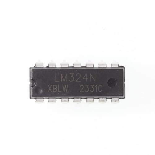 HUABAN Amplificador operativo cuádruple LM324N LM324 DIP-14 de 10 piezas