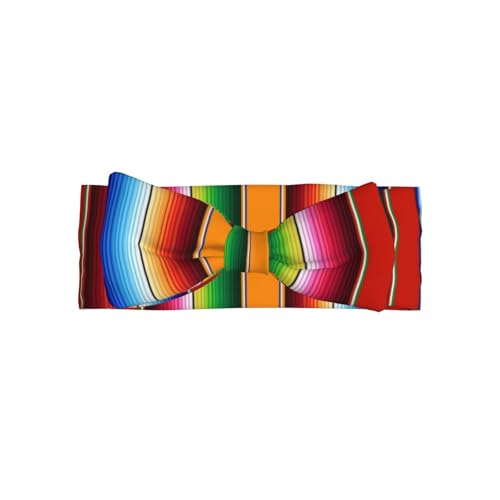 Retro Mexican Blanket Stripes Baby Girl Bows Headbands Bow For Baby Girls Newborn Infant Toddlers 0-6 Months