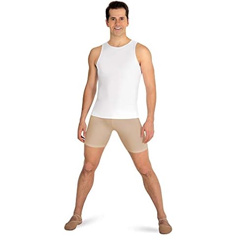 Body Wrappers Mens ProTech Dance Shorts Style M192, Black, Small Cover