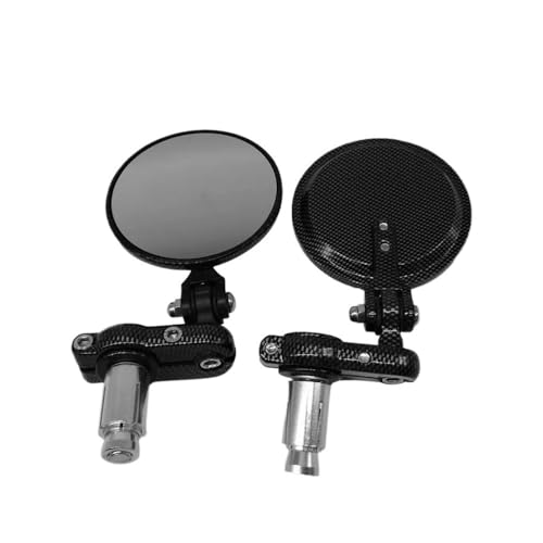 Rétroviseurs moto bout de guidon 22mm pour une visibilité arrière élargie