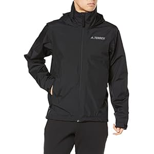 [アディダス] ジャケット テレックス マルチ RAIN. RDY プライムグリーン 2レイヤーレインジャケット 29595 メンズ ブラック(GI7296) S