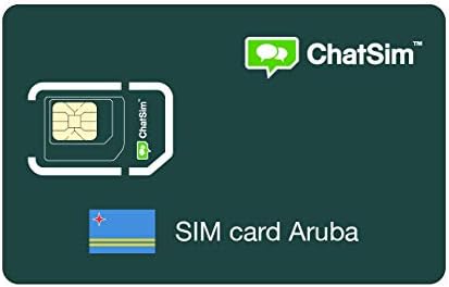 International SIM Card for travelling in ARUBA and all over the world – ChatSim – coverage in 165 countries, global roaming – multi-operator GSM/2G/3G/4G network, no fixed costs