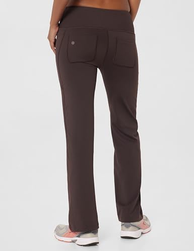 Image of BlissClub Ultimate Flare Pants for Women Upto 5'4 ft | Ribbed Waistband, 4 Pockets | High Waist Trousers and Formal Pants for Office wear