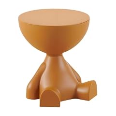 Colcolo Tavolino Late, Tavolini Bassi, 38 Cm Tavolino Rotondo, Moderno Tavolino Da Caffè a Forma Di Orso Creativo, Tavolino PUò Sopportare Circa 20 Kg, Orangina