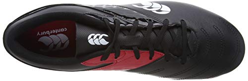 Canterbury Men\'s Training Rugby Shoe, CCC Black True Red, 16
