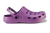 ESTRO Chodaki Męskie Buty Ogrodowe - Chodaki Damskie Lekkie Gumowe Buty do Ogrodu Damskie Chodaki Ogrodowe Chodaki Ogrodowe Męskie A02 (36, Fiolet)