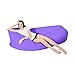 N/ A Canapé pneumatique, inclinable Gonflable 440 LB étanche étanche Portable Chaise de Plage Sac canapé-lit adapté pour Piscine arrière-Cour