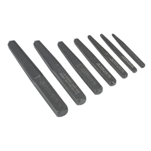 Extracteurs à vis 7 carrés SEALEY AK720 pour vis cassées