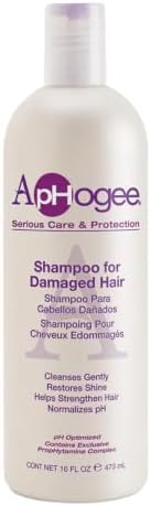 Aphogee Replenishing Repair Shampoo for Dry Damaged Hair (16 Fl Oz)