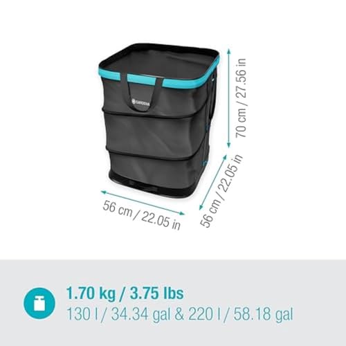 Sac à déchets verts GARDENA Réutilisable Couleur Design PopUp - vue 6