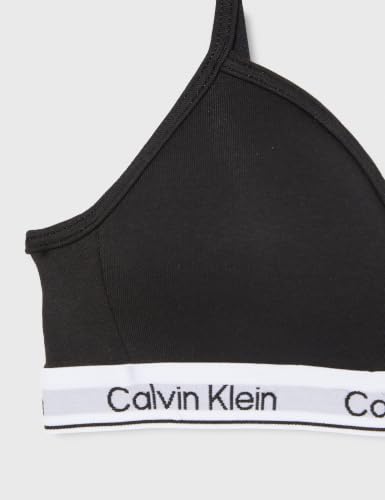 Calvin Klein Triangel G80G800741 für Mädchen, andere BHS, PVHblack/Hellweiß, 10 Jahre, 2er-Pack – Ansicht 4