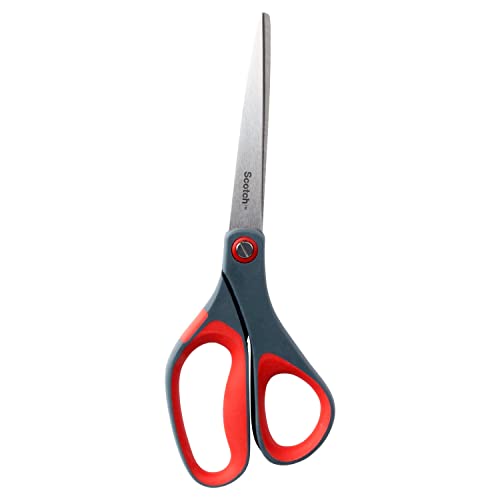 Tesoura Scotch 1448, 20 cm, cinza/vermelho