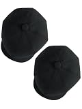 Senker Fashion 2 Pieces Newsboy Cap for Men Black Black