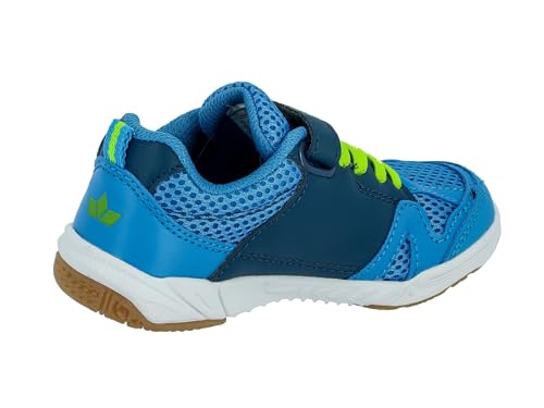 Lico Sport VS Unisex Kinder Hallenturnschuh, Blau/ Marine/ Lemon, 27 EU – Ansicht 4