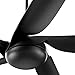 Quorum 41655-59 Fury - 5 Blade Ceiling Fan-10 Inches Tall and 65 Inches Wide, Finish Color: Matte Black