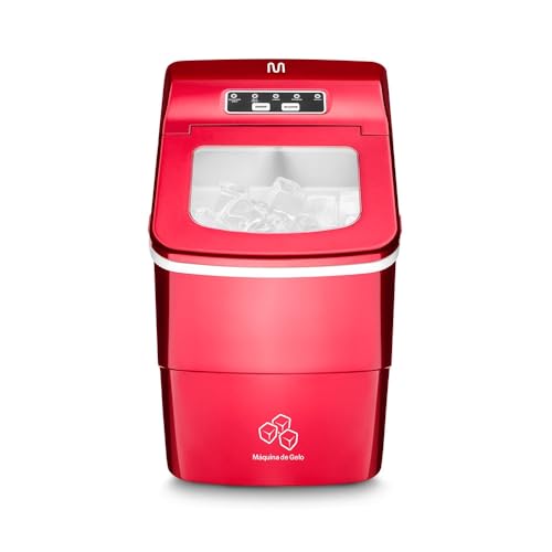 Fabricadora de Hielo 2 Litros 127V 100W Roja miniatura 2