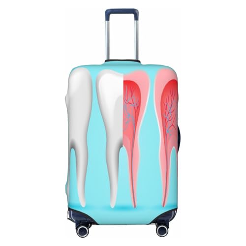 Dentist Tooth Luggage Cover for Suitcase, Suitcase Cover Protector Fit 29-32 Inch Luggage Travel Accessories, XL